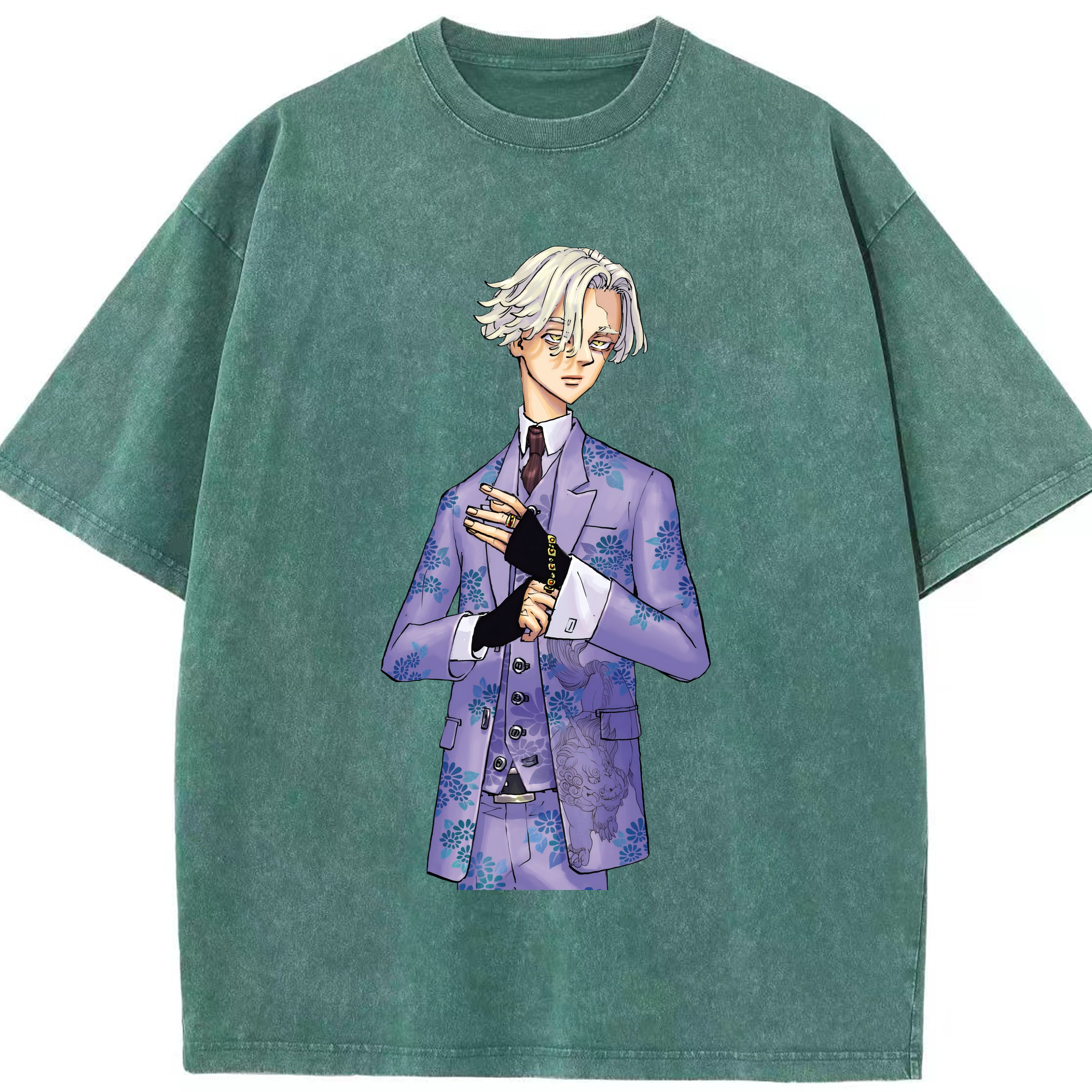 （画像用） 東京リベンジャーズ Tokyo Revengers 綿100% ヴィンテージ風 半袖Tシャツ（フロントプリント）